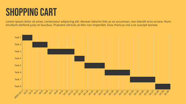 Gantt Charts template: Trendy Gantt Chart (Created by Visual Paradigm Online's Gantt Charts maker)