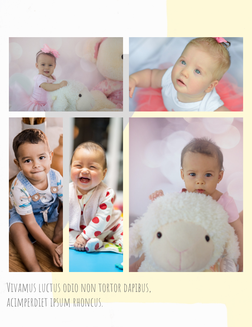 Baby Photo book template: Adorable Baby Photo Book (Created by PhotoBook's Baby Photo book maker)