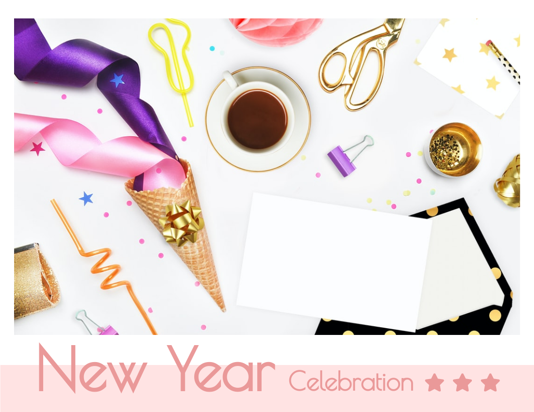 Celebration Photo Book template: New Year Celebration Photo Book (Created by PhotoBook's Celebration Photo Book maker)