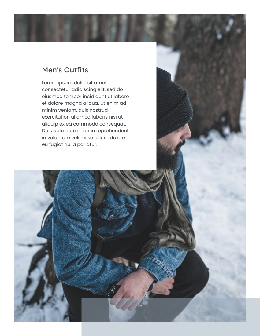 Lookbook template: Winter Lookbook (Created by Flipbook's Lookbook maker)