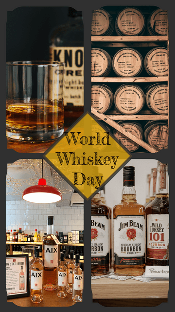Editable instagramstories template:World Whiskey Day Instagram Story