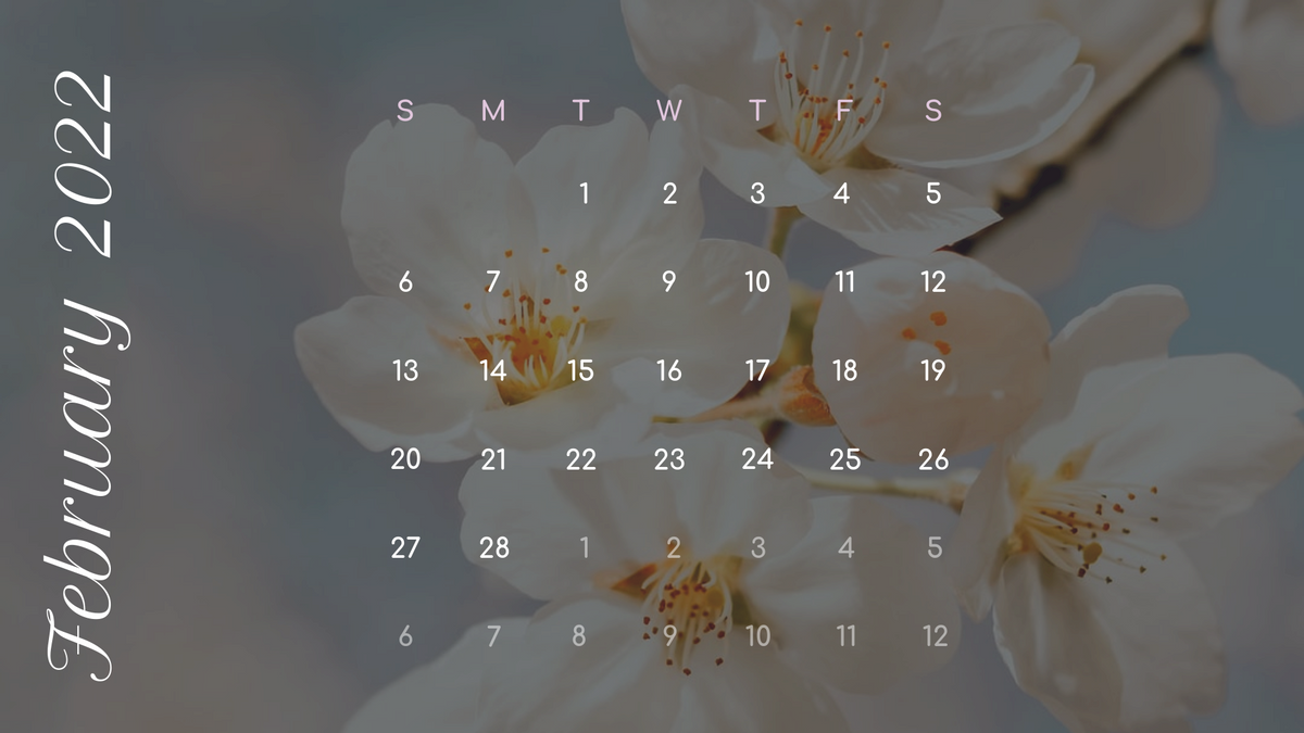Calendar 模板。Floral And Butterfly Calendar (由 Visual Paradigm Online 的Calendar软件制作)