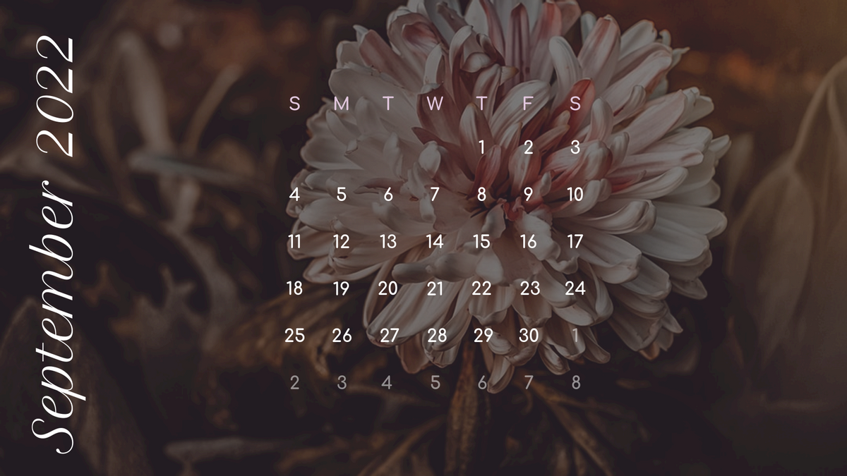 Calendar template: Floral And Butterfly Calendar (Created by Visual Paradigm Online's Calendar maker)