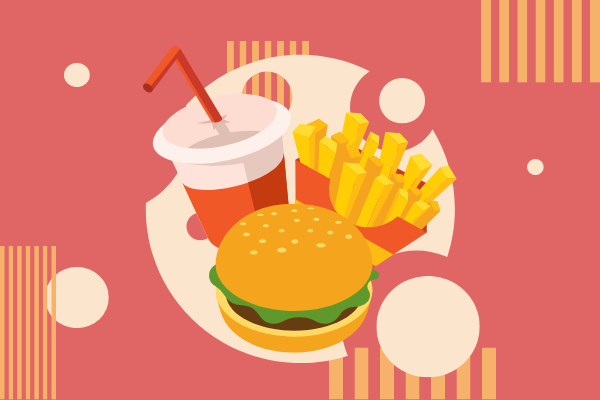 Festival Illustration template: Fast Food (Created by Visual Paradigm Online's Festival Illustration maker)