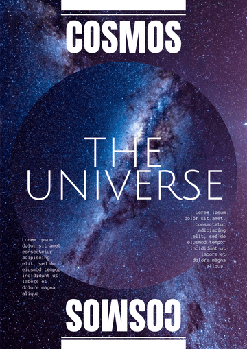 Poster template: Universe Poster (Created by Visual Paradigm Online's Poster maker)