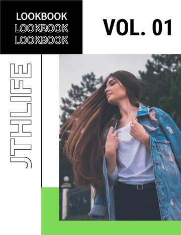 Lookbooks template: Teenagers Fashion Lookbook (Created by Visual Paradigm Online's Lookbooks maker)
