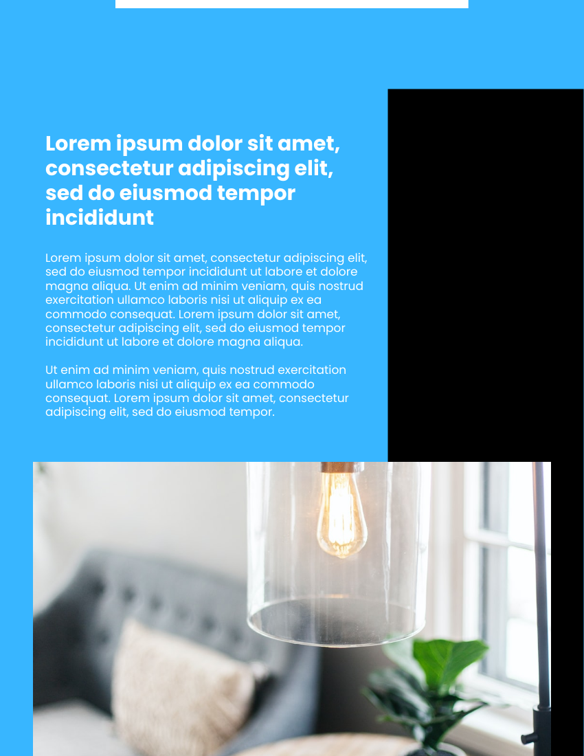 Catalog template: Lighting & LED Catalog (Created by Visual Paradigm Online's Catalog maker)