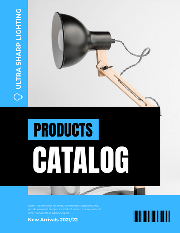 Catalog template: Lighting & LED Catalog (Created by InfoART's  marker)