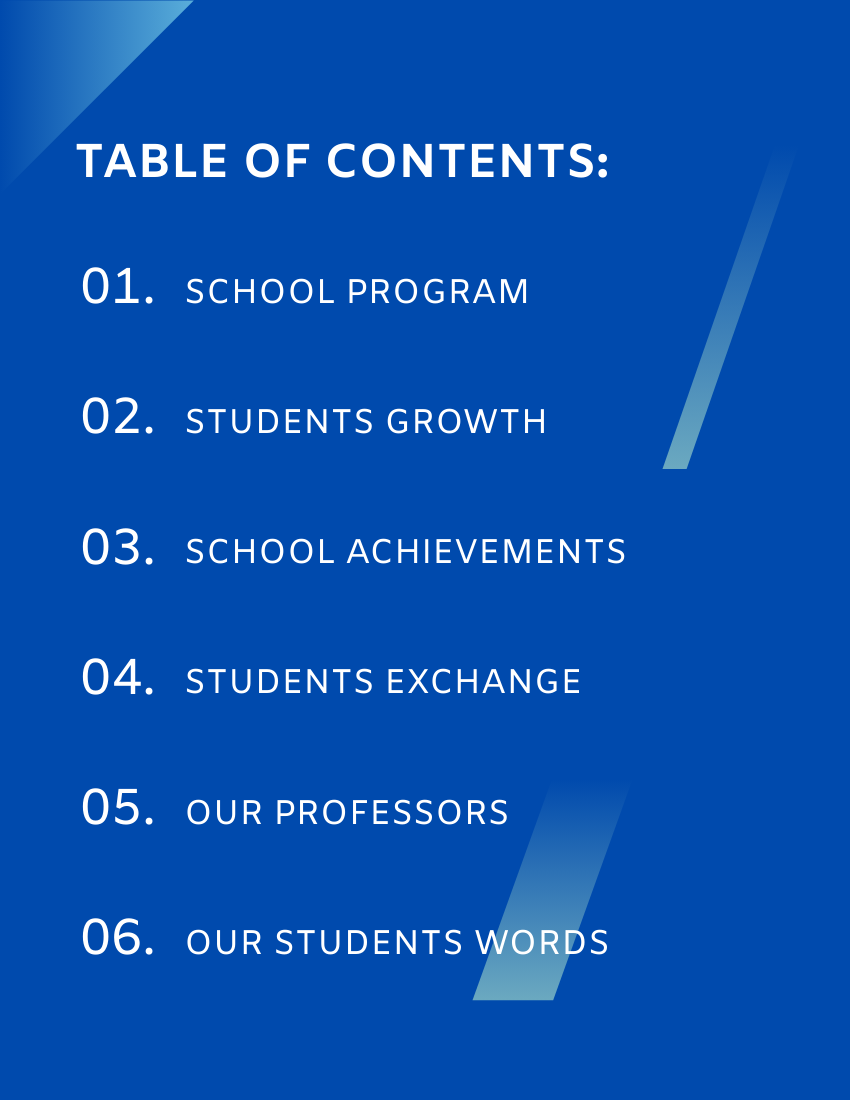 小冊子 模板。 Advertising Program College Prospectus (由 Visual Paradigm Online 的小冊子軟件製作)