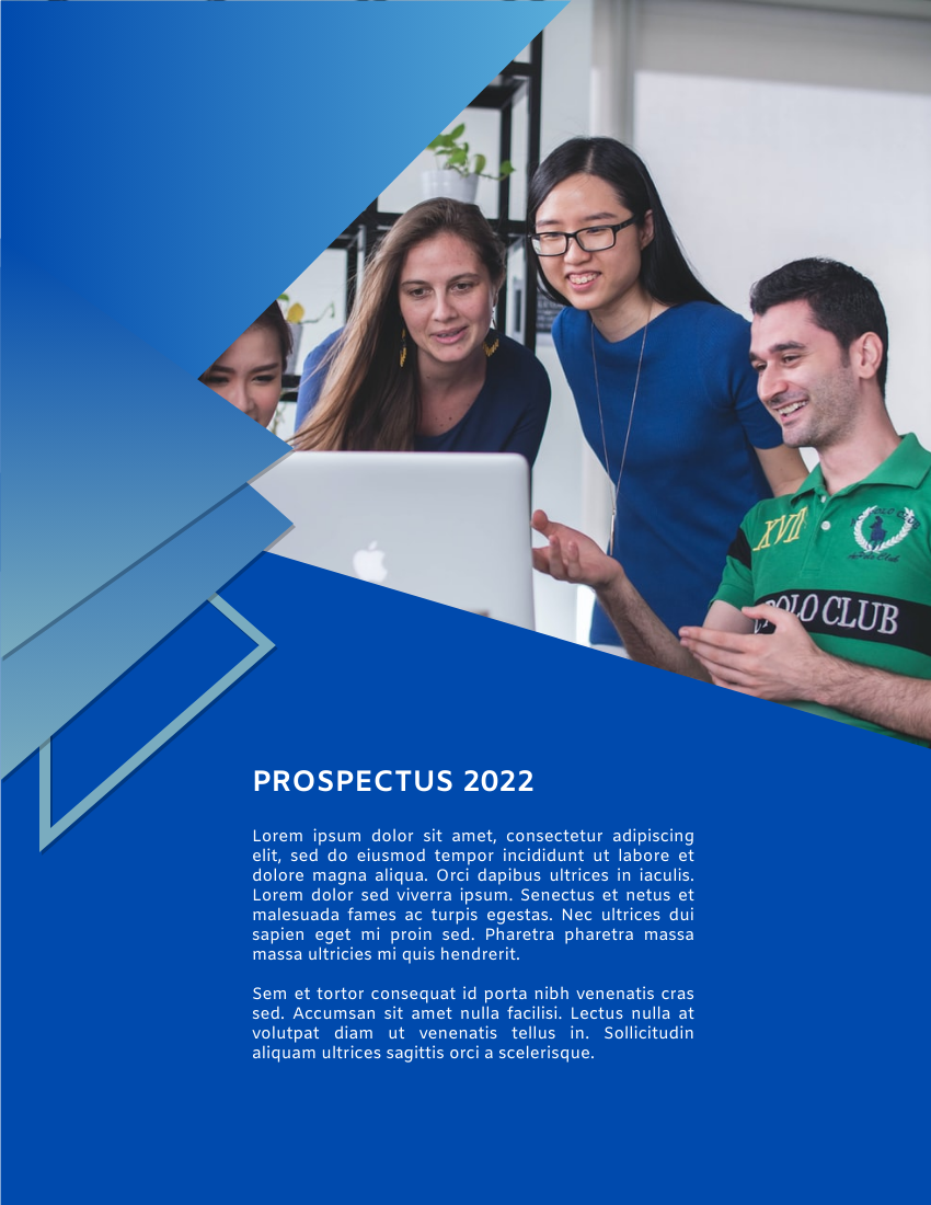 Booklet template: Advertising Program College Prospectus (Created by Visual Paradigm Online's Booklet maker)