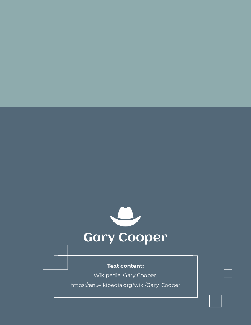 Gary Cooper Biography