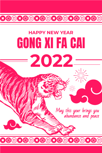 Greeting Card template: CNY Gong Xi Fa Cai Greeting Card (Created by Visual Paradigm Online's Greeting Card maker)
