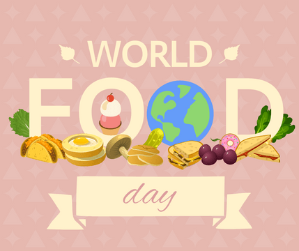 Facebook Post template: World Food Day Promote Facebook Post (Created by Visual Paradigm Online's Facebook Post maker)