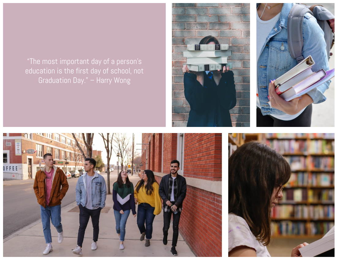 Yearbook Photo book template: Colorful Pastel Yearbook Photo Book (Created by Visual Paradigm Online's Yearbook Photo book maker)