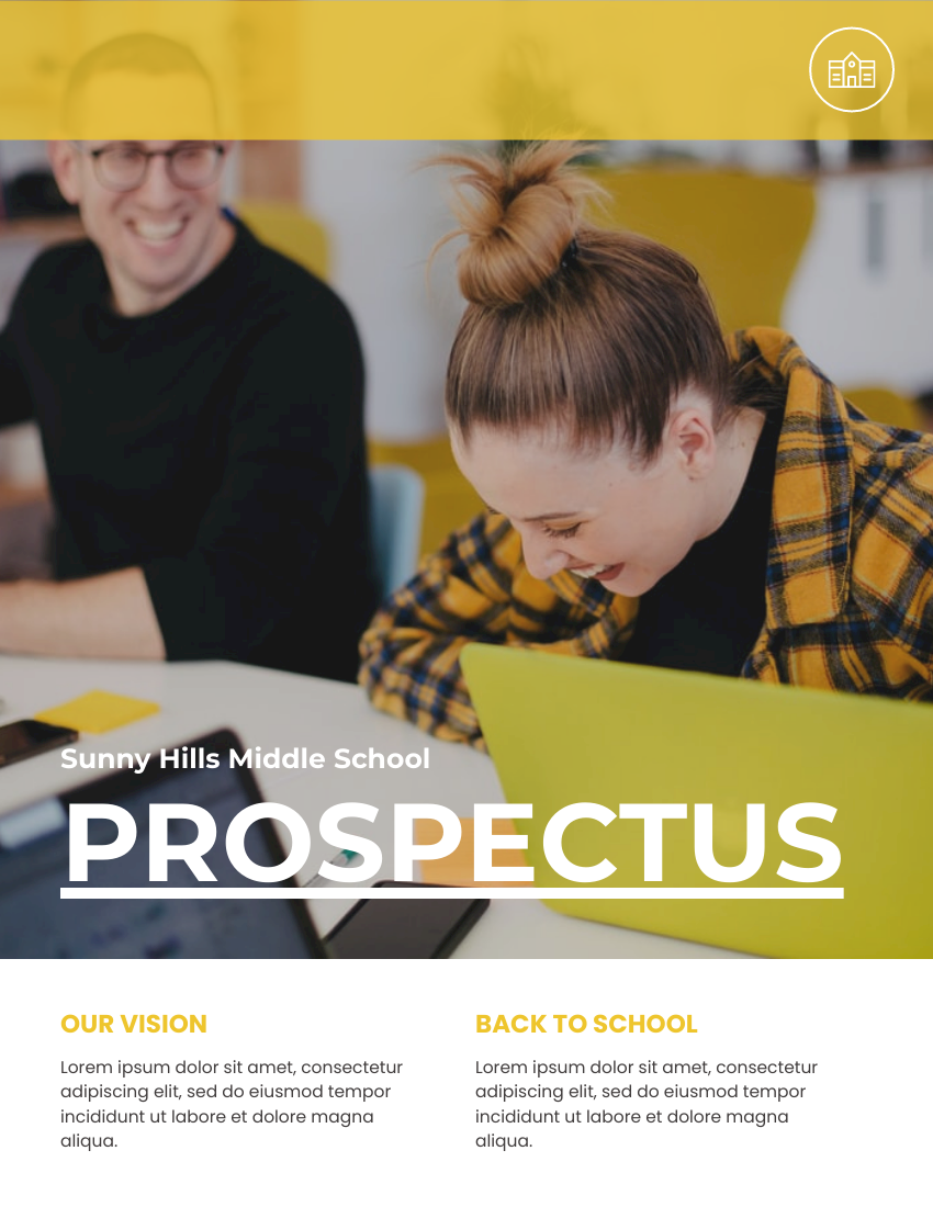 Prospectuses template: High School Prospectus (Created by Flipbook's Prospectuses maker)