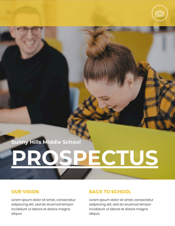 Prospectuses template: High School Prospectus (Created by InfoART's Prospectuses marker)