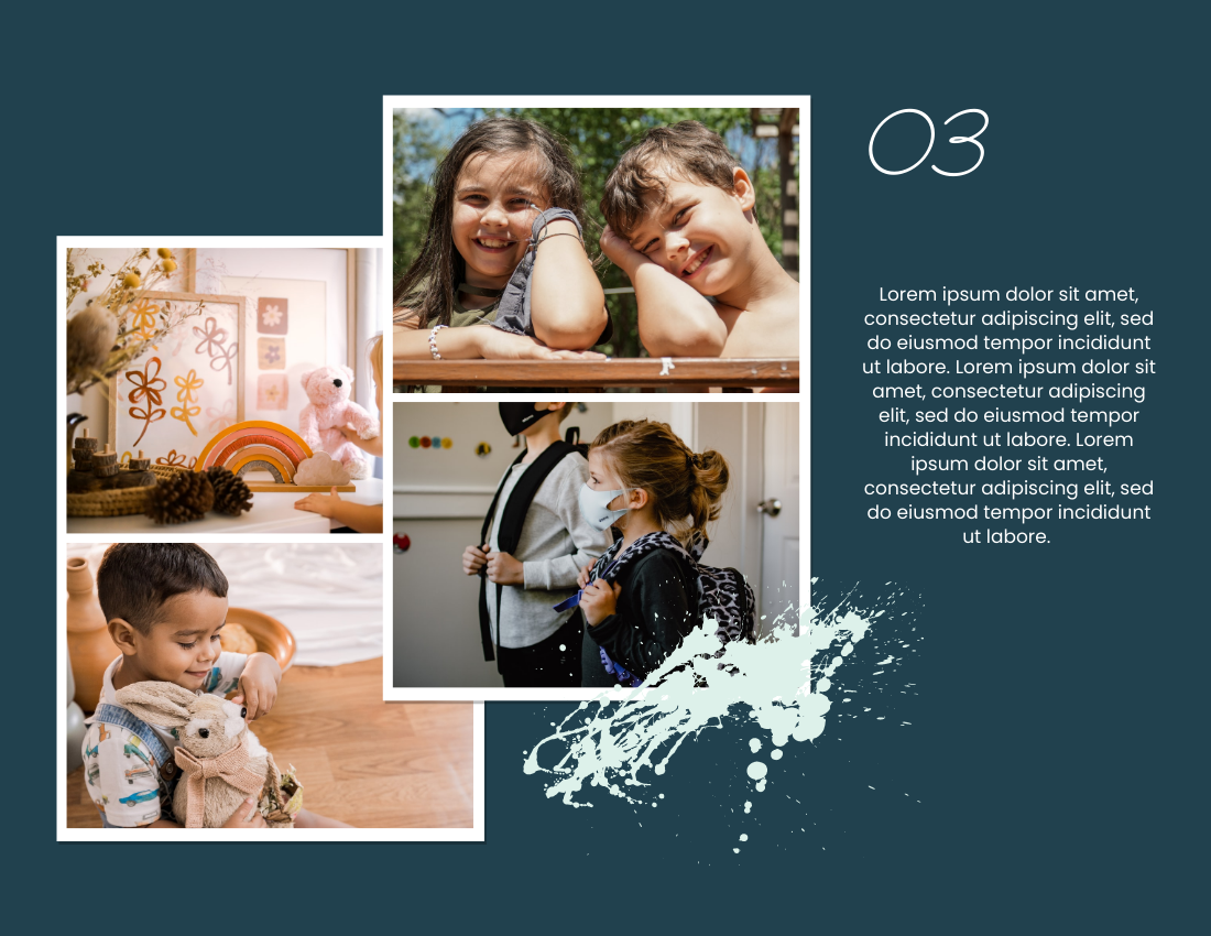 Kids Photo book template: Kids And Friends Photo Book (Created by Visual Paradigm Online's Kids Photo book maker)