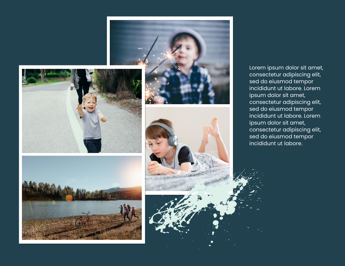 Kids Photo book template: Kids And Friends Photo Book (Created by Visual Paradigm Online's Kids Photo book maker)