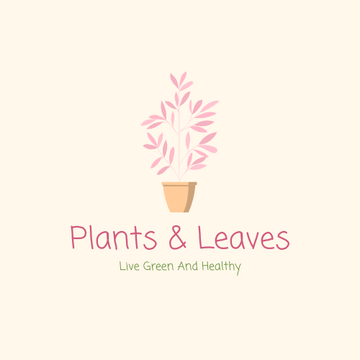Editable logos template:Simple Logo Generated For Planting Related Store