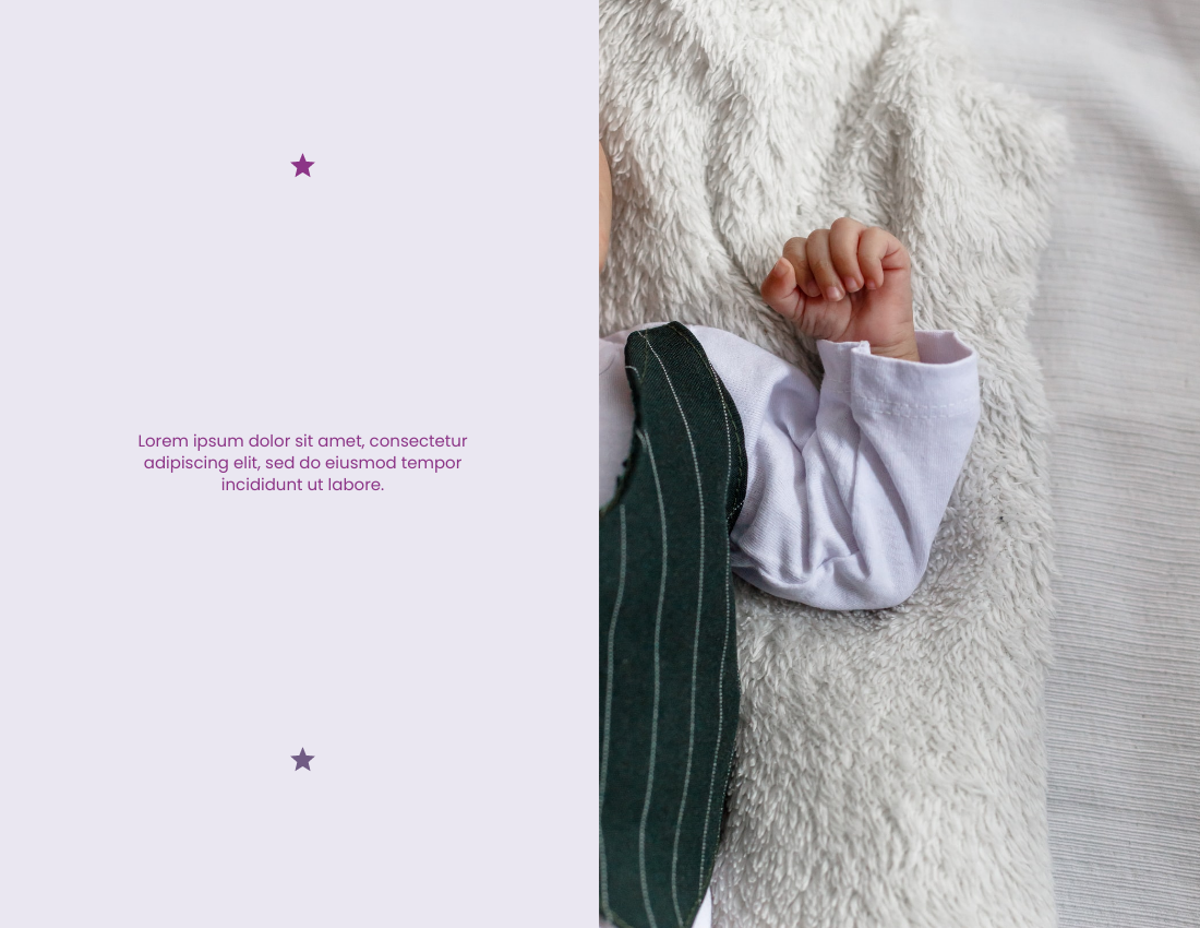 Family Photo Book template: New Born Baby Family Photo Book (Created by Visual Paradigm Online's Family Photo Book maker)