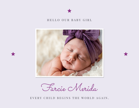 家庭照片簿 模板。 New Born Baby Family Photo Book (由 Visual Paradigm Online 的家庭照片簿軟件製作)