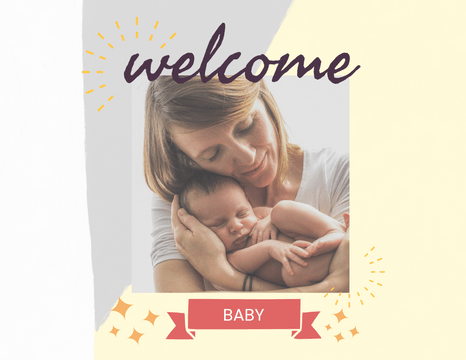 Baby Photo book template: Adorable Baby Photo Book (Created by Visual Paradigm Online's Baby Photo book maker)
