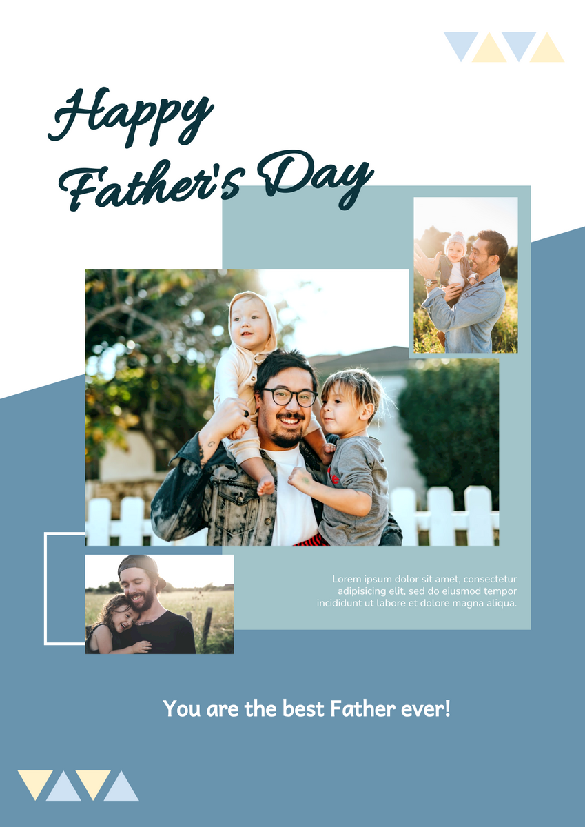 Father's Day Photo Taking Activity Poster