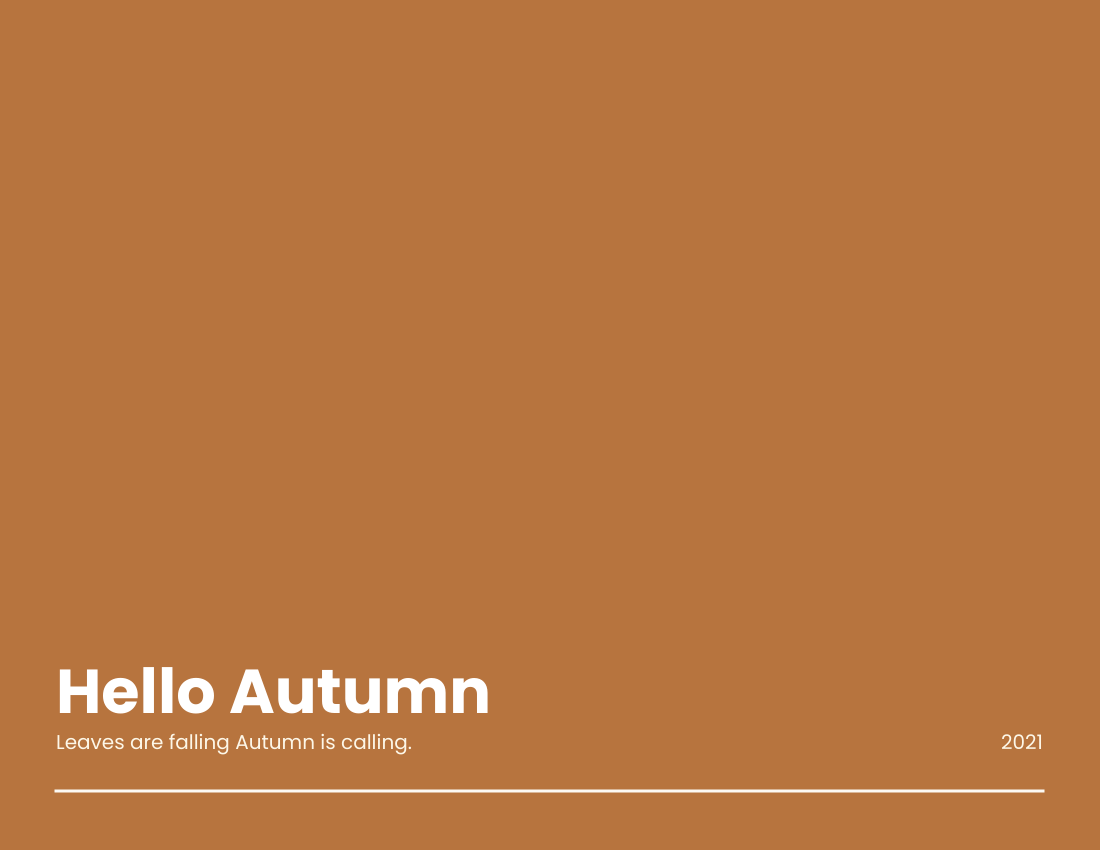 季節性照相簿 模板。 Autumn Seasonal Photo Book (由 Visual Paradigm Online 的季節性照相簿軟件製作)