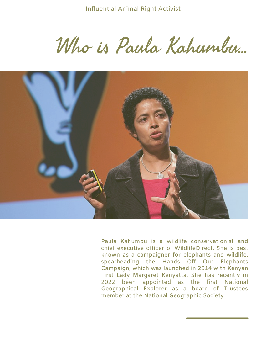 Paula Kahumbu Biography