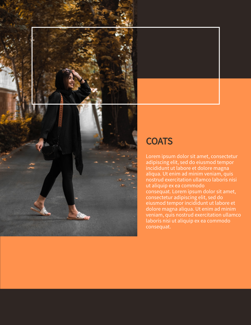 Lookbook template: Fall And Winter Lookbook (Created by Visual Paradigm Online's Lookbook maker)