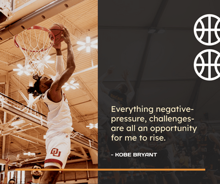 Editable facebookposts template:Basketball Kobe Bryant Quote Facebook Post