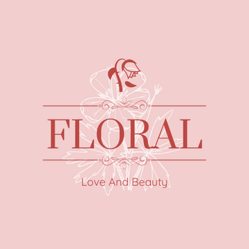 Editable logos template:Floral Logo Design Generated For Beauty Products Company With Decorations