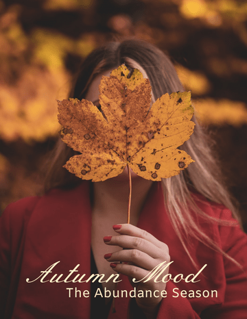Lookbook template: Autumn Fashion Lookbook (Created by InfoART's  marker)