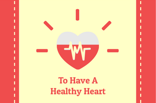 Medical template: Healthy Heart (Created by Visual Paradigm Online's Medical maker)