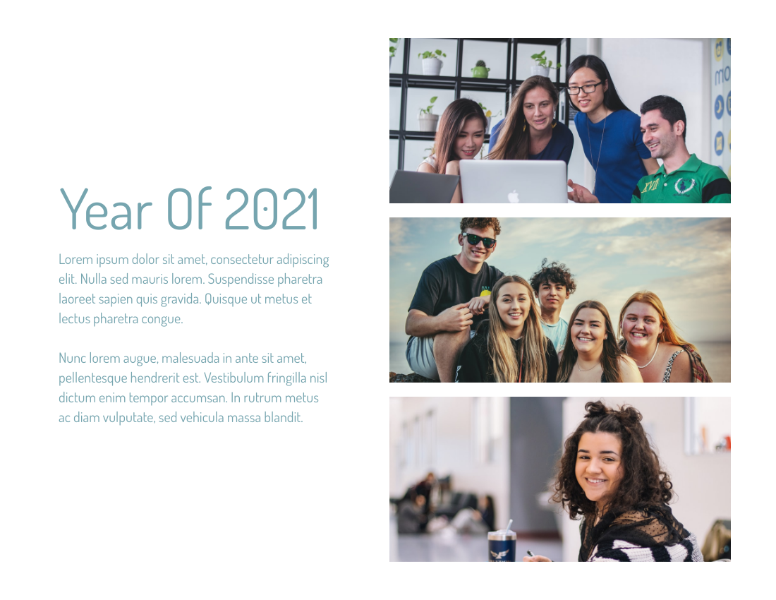 Yearbook Photo book template: University Yearbook Photo Book (Created by PhotoBook's Yearbook Photo book maker)