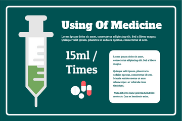 Medical template: Using Of Medicine (Created by Visual Paradigm Online's Medical maker)