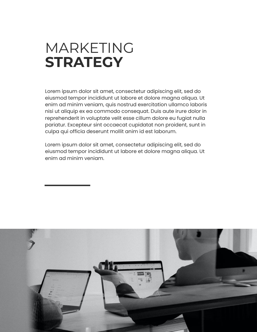 业务组合 模板。Marketing Business Portfolio (由 Visual Paradigm Online 的业务组合软件制作)