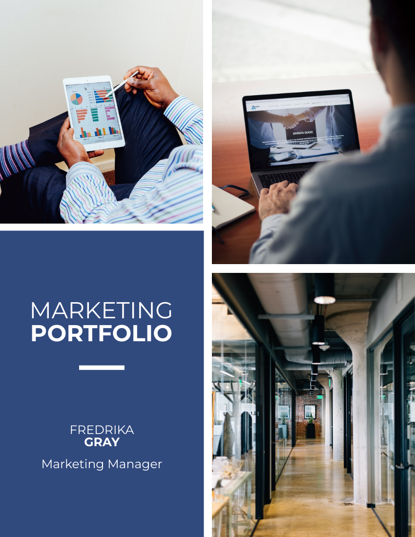 Business Portfolio template: Marketing Business Portfolio (Created by Visual Paradigm Online's Business Portfolio maker)