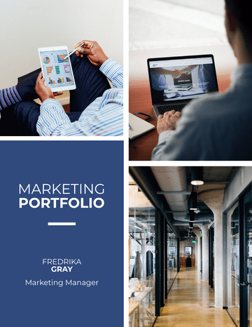 Business Portfolios template: Marketing Business Portfolio (Created by Visual Paradigm Online's Business Portfolios maker)
