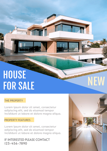 Editable flyers template:House Selling Flyer