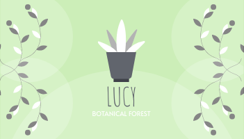 Business Card template: Botanical Forest Store Business Card (Created by Visual Paradigm Online's Business Card maker)