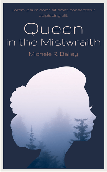 Book Cover template: Queen in the Mistwraith Book Cover (Created by InfoART's  marker)