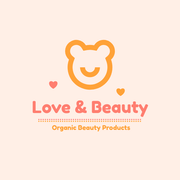 Editable logos template:Cute Teddy Logo Created For Beauty Products Company