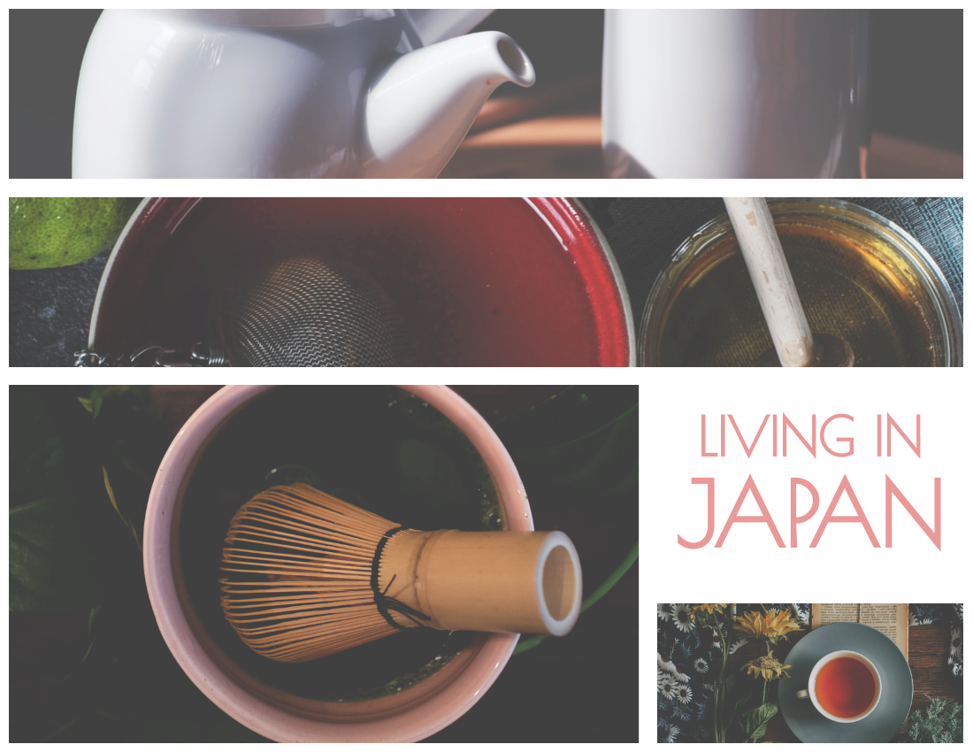 旅行照相簿 模板。Travel To Japan Photo Book (由 Visual Paradigm Online 的旅行照相簿软件制作)