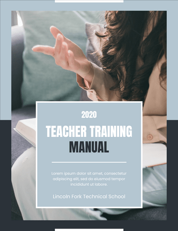 Training Manuals template: Teaching Training Manual (Created by Visual Paradigm Online's Training Manuals maker)