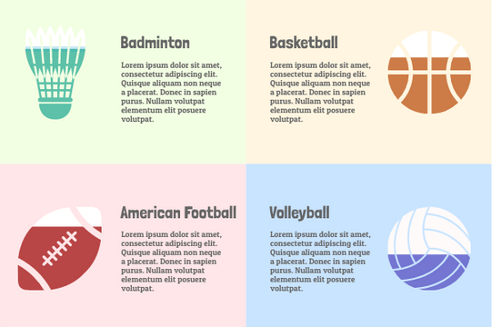 Sport template: Sports Comparison (Created by Visual Paradigm Online's Sport maker)