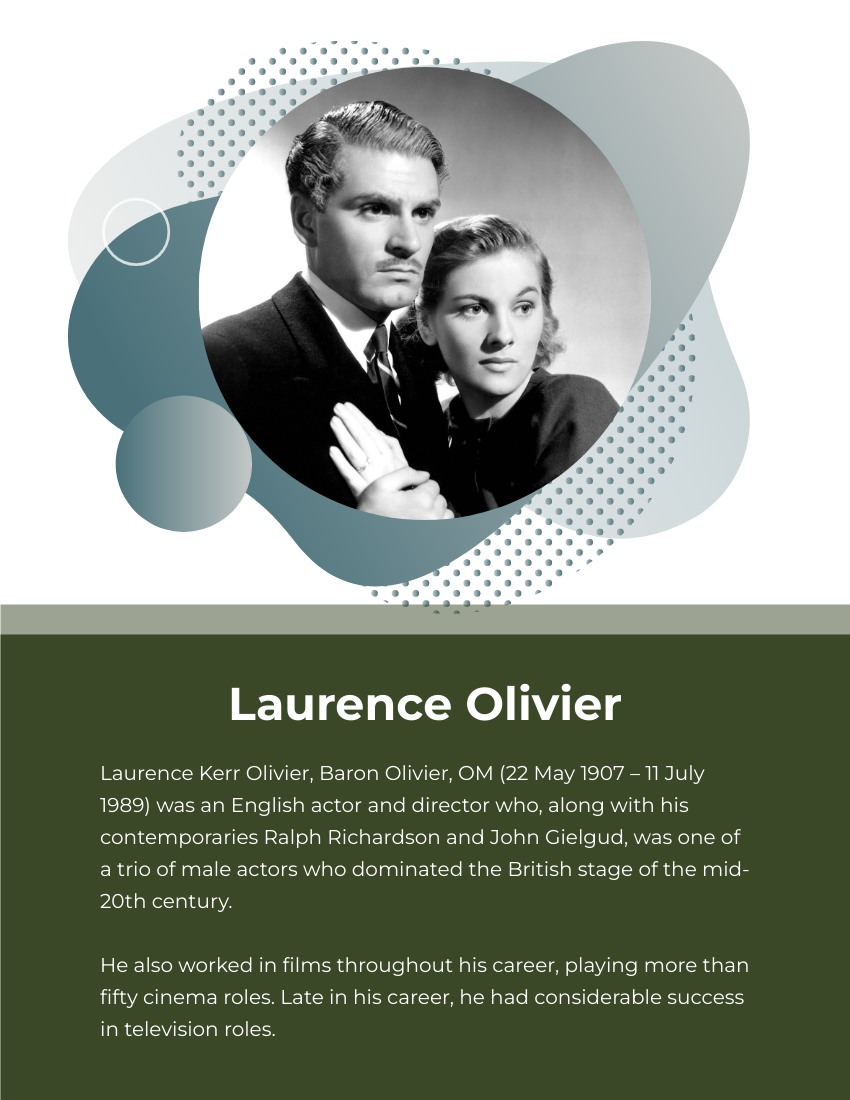 Laurence Olivier Biography