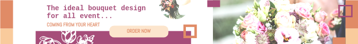 Bouquet Ordering Banner Ad