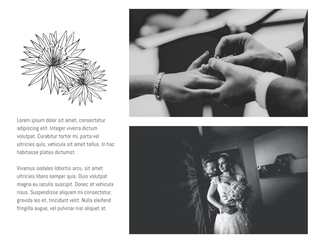 Wedding Photo Book template: Wedding Ceremony Photo Book (Created by Visual Paradigm Online's Wedding Photo Book maker)