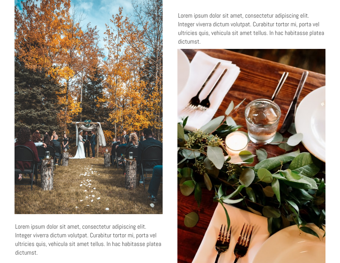 婚礼照相簿 模板。Wedding Ceremony Photo Book (由 Visual Paradigm Online 的婚礼照相簿软件制作)
